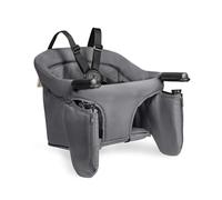 Hauck Fix N Sit Portable Baby Table Seat - Clip-On Travel High Chair for Babies & Toddlers (6m+), Secure 5-Point Harness, Foldable Screw Attachment, Washable Seat Cover, Organiser Pocket