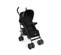 Hauck Fold N Care, Black - Lightweight Umbrella Pushchair with Raincover from 6 Months to 22 kg, Lie Flat, Compact Fold, Sun Canopy UPF 50+, EVA Wheels, Large Basket, Travel Stroller
