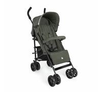 Hauck Fold N Care, Olive - Lightweight Umbrella Pushchair with Raincover from 6 Months to 22 kg, Lie Flat, Compact Fold, Sun Canopy UPF 50+, EVA Wheels, Large Basket, Travel Stroller