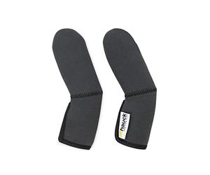 Hauck Handle Me 2 Pushchair Handgrip Cover, Baby Pram Handle Protector Sleeves for Separate Handles, 12 x 5.5 cm, Grey
