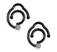 Hauck Hook Me Baby Pushchair Hooks, Stroller Hooks Max for Handbags and Light Bags, Universal Rotating Hook, 4 kg, Pack of 2