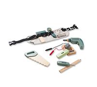 hauck Learn to Work - Toddler Tool Belt Set 3+ Years, Early Development & Activity Toy Trains Motor Skills & Hand Eye Coordination, Pretend Play Learning Toy Made of FSC® Certified Wood