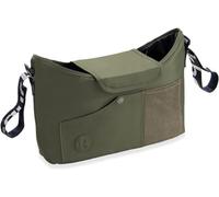 hauck Organiser for Pushchairs and Buggies - Large Baby Pram Bag Buggy Bag Changing Bag with Cup Holder/Cup Holder, Easy Access, Easy Attachment (Olive)