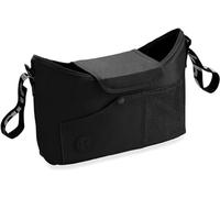 Hauck Organiser for Pushchairs and Buggies - Large Baby Pram Bag Buggy Bag Changing Bag with Cup Holder/Cup Holder, Easy Access, Easy Attachment (Black)