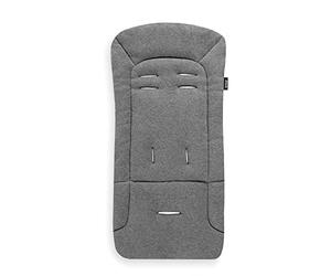 hauck Padded Pushchair Liner, Charcoal - Universal Fit for Most Pushchairs, Strollers & Bike Trailers, Breathable & Soft Cotton, Machine Washable