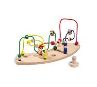 hauck Play Moving, Water Animals - Additional Bead Maze Toy 12M+ Compatible with Alpha+ Highchair Click On Play Tray, Made of FSC Certified Beechwood, Fosters Hand Eye Coordination