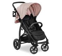 hauck Rapid 4D, Dusty Rose - Pushchair with Rubber Wheels, Raincover & Cup Holder, Compact One-Hand Folding, Height-Adjustable, Fully Reclining from Birth up to 22 kg, UPF 50+