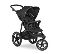 hauck Runner 2, Black - Robust All Terrain Pushchair with Raincover, XL Pneumatic Air Wheels, UPF 50+, Reclining Backrest from Birth up to 22 kg, Hei