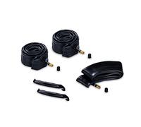 hauck Runner Replacement Inner Tube Set of 3 - for All Runner Series, Puncture Repair, Including Tyre Levers, 2 x 16 inch and 1 x 12 inch