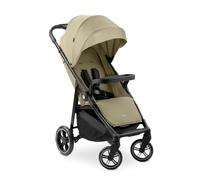 Hauck Shop N Care, Olive - Lightweight Pushchair (only 8.5 kg) with Snack Tray, Cup Holder & Raincover, Compact & One Hand Folding, Fully Reclining f