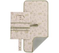 Hauck Simba Beige Travel Changing Mat for Baby Change N Walk - Portable Foldable, Portable Changing Mat with Compartment for Nappies, Washable