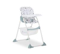 hauck Sit N Fold, Space - Folding Toddler Highchair with Tray & Basket from 6 Months up to 15 kg, Lightweight, Adjustable Backrest & Tray