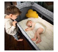hauck Sleep N Play Center Stars Travel Cot Set with Changing Mat Newb