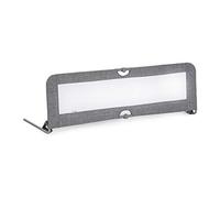 hauck Sleep N Safe Plus XL, Melange Grey - Large Bed Guard 150 x 50 x 44 cm for Children from 18 Months to 5 Years, Bed Rail for Toddlers, Foldable & Portable