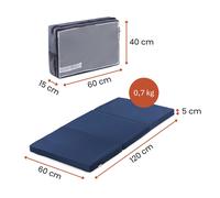 Hauck Sleeper Navy Blue Foldable Travel Cot Mattress 120x60x5 cm with