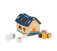 hauck Sort N Build - Baby Shape Sorter House with 8 Blocks 1+ Years, Early Development & Activity Toy Trains Motor Skills & Hand Eye Coordination, Toddler Learning Toy Made of FSC® Certified Wood