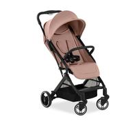 hauck Travel N Care Plus, Hazelnut - Lightweight Travel Pushchair with Raincover, Head Cushion Suspension, Compact & Foldable, UPF 50+, Fully Reclining from Birth up to 22 kg