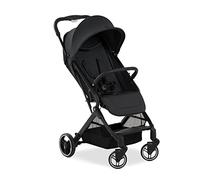 hauck Travel N Care Plus Travel Buggy with Reclining Function, Only 7.2 kg, UV Protection 50+, Maximum Load 25 kg (22 kg Child + 3 kg Basket), Small Foldable (Black)