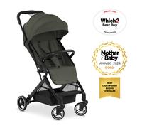 hauck Travel N Care, Dark Olive - GOLD WINNER Mother & Baby Awards 2024, Lightweight Travel Pushchair with Raincover, Suspension, Compact & Foldable, UPF 50+, Fully Reclining from Birth up to 22 kg