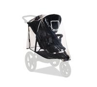 Hauck Universal 3 Wheel Raincover, Transparent - Fits 3 Wheeled Stollers, Pushchairs, Buggys & Prams, Waterproof & Durable, Reflective Trim
