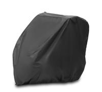 hauck Universal Bike Trailer Cover, Black - 95 x 105 x 109 cm Compatible with Dryk Duo, Dryk Duo Plus, Bike N Walk Duo, with Carry Bag, Storm Straps, Lock Openings, Waterproof Folding Storage Garage