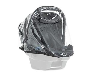 hauck Universal Car Seat Rain Cover, Transparent - Fits Most Infant Car Seats & Travel Systems, Waterproof & Durable, Reflecting Rim, Access Window, Ventilation Outlets