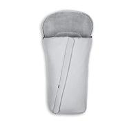 hauck Universal Footmuff Winter, Grey - for Pushchair, Stroller, Buggy & Pram, Warm & Soft Fleece Cosy Toe for Toddlers, with Two-Way Zipper & Drawstring Hood, Machine Washable