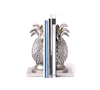 HAUCOZE Decorative Book Ends Pineapple Statue Sculpture Home Decor 26cm