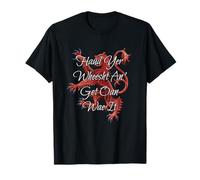 Haud Yer Wheesht an' Get Oan Wae It Funny Scottish Saying T-Shirt