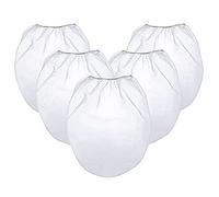 Haudang 20 Pack Paint Strainer Bags,5 Gallon Paint Strainer with Elastic Top Opening White Regular Fine Mesh Filters Bag for Paint