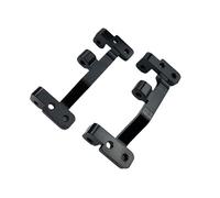 Haude 1Pair Metal Pull Rod Base for WPL C24 C14 C14K C24K 1/16 RC Car Upgrade Parts Black