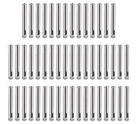 Haude 50Pcs Diamond Coated Drill Bit Set 6mm Diamond Tipped Hole Saw for Tile, Glass, Ceramics, Porcelain, Marble