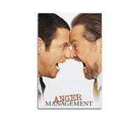 HAUEBDANSEY Anger Management Posters Aesthetic Vintage Wall Art Canvas Poster Decorative Painting Living Room Bed Room Decor 12x18inch(30x45cm) Unframe-style