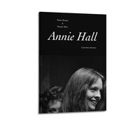HAUEBDANSEY Annie Hall Posters Aesthetic Vintage Wall Art Canvas Poster Decorative Painting Living Room Bed Room Decor 12x18inch(30x45cm) Frame-style