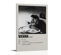 HAUEBDANSEY Billy Joel Posters Aesthetic Vintage Wall Art Canvas Poster Decorative Painting Living Room Bed Room Decor 12x18inch(30x45cm) Frame-style