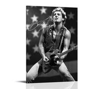 HAUEBDANSEY Bruce Springsteen Posters Aesthetic Vintage Wall Art Canvas Poster Decorative Painting Living Room Bed Room Decor 08x12inch(20x30cm) Frame-style