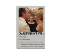 HAUEBDANSEY Charlie Wilson's War Posters Aesthetic Vintage Wall Art Canvas Poster Decorative Painting Living Room Bed Room Decor 16x24inch(40x60cm) Unframe-style