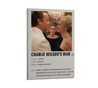 HAUEBDANSEY Charlie Wilson's War Posters Aesthetic Vintage Wall Art Canvas Poster Decorative Painting Living Room Bed Room Decor 24x36inch(60x90cm) Frame-style