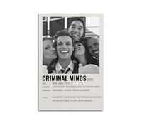 HAUEBDANSEY Criminal Minds 2005（9） Posters Aesthetic Vintage Wall Art Canvas Poster Decorative Painting Living Room Bed Room Decor 12x18inch(30x45cm) Unframe-style