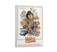 HAUEBDANSEY Dazed And Confused Posters Aesthetic Vintage Wall Art Canvas Poster Decorative Painting Living Room Bed Room Decor 12x18inch(30x45cm) Frame-style