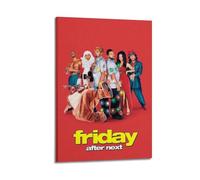 HAUEBDANSEY Friday After Next Posters Aesthetic Vintage Wall Art Canvas Poster Decorative Painting Living Room Bed Room Decor 16x24inch(40x60cm) Frame-style