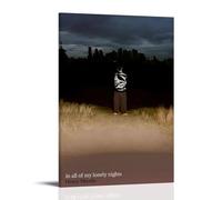 HAUEBDANSEY in All of My Lonely Nights by Henry Moodie Posters Aesthetic Vintage Wall Art Canvas Poster Decorative Painting Living Room Bed Room Decor 24x36inch(60x90cm) Frame-style