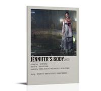 HAUEBDANSEY Jennifer's Body Posters Aesthetic Vintage Wall Art Canvas Poster Decorative Painting Living Room Bed Room Decor 16x24inch(40x60cm) Frame-style