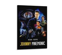 HAUEBDANSEY Johnny Mnemonic Posters Aesthetic Vintage Wall Art Canvas Poster Decorative Painting Living Room Bed Room Decor 24x36inch(60x90cm) Frame-style