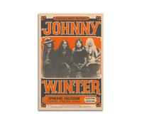 HAUEBDANSEY Johnny Winter Posters Aesthetic Vintage Wall Art Canvas Poster Decorative Painting Living Room Bed Room Decor 08x12inch(20x30cm) Unframe-style