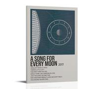 HAUEWB4HEWY A Song For Every Moon by Bruno Major Poster Aesthetic Canvas Cover Wall Art Poster Modern Art Paintings for Living Rooms 08x12inch(20x30cm) Frame-style