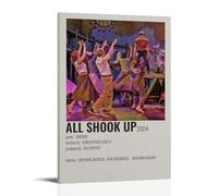 HAUEWB4HEWY All Shook Up Poster Aesthetic Canvas Cover Wall Art Poster Modern Art Paintings for Living Rooms 16x24inch(40x60cm) Frame-style