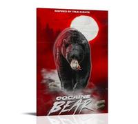 HAUEWB4HEWY Cocaine Bear Poster Aesthetic Canvas Cover Wall Art Poster Modern Art Paintings for Living Rooms 08x12inch(20x30cm) Frame-style