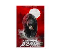 HAUEWB4HEWY Cocaine Bear Poster Aesthetic Canvas Cover Wall Art Poster Modern Art Paintings for Living Rooms 24x36inch(60x90cm) Unframe-style