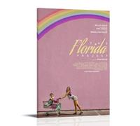 HAUEWB4HEWY Film The Florida Project Poster Aesthetic Canvas Cover Wall Art Poster Modern Art Paintings for Living Rooms 24x36inch(60x90cm) Frame-style